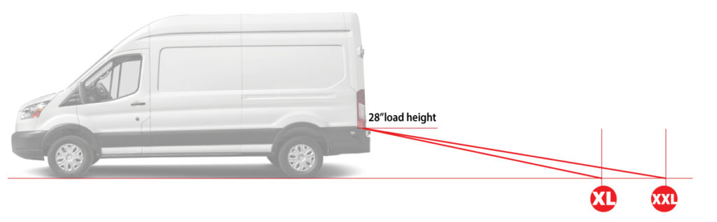 Cargo Van Ramp trii-fold ramps: Extra-Long and Extra-Extra-Long