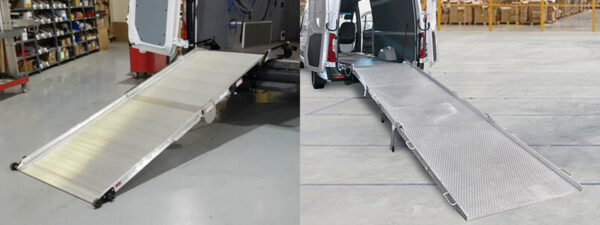 Work Van Ramp Insteall Link Aluminum Ramps vs HandiRamp Cargo Van Ramps | Cargo Van Ramps